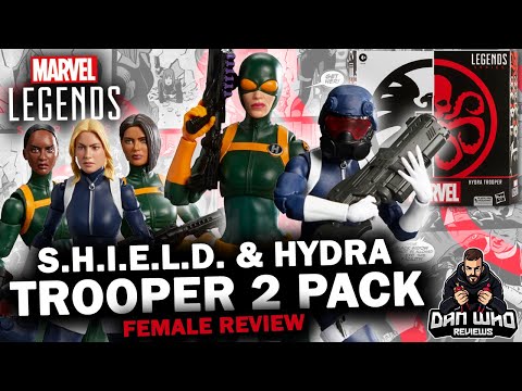 Marvel Legends S.H.I.E.L.D. Agent & Hydra Trooper 2 Pack Review