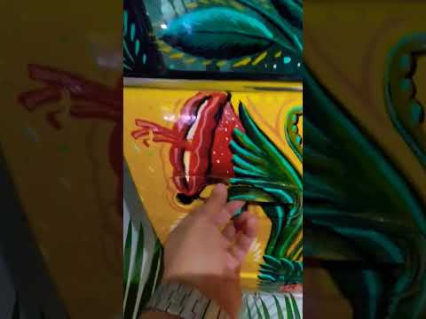 Rickshaw Art Canvas Print