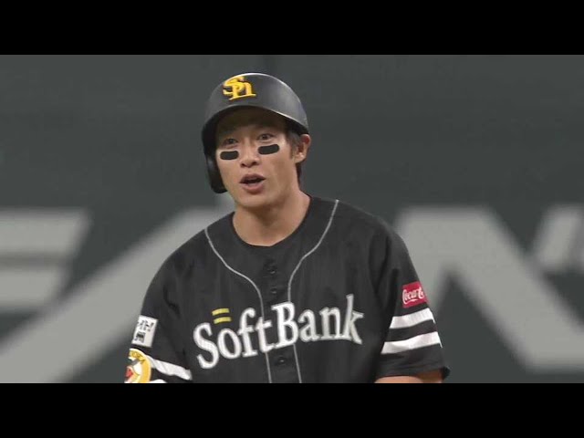 【6回表】ホークス・柳田 鋭い打球でライトへタイムリー2ベースヒットを放つ!! 2021/5/14 F-H