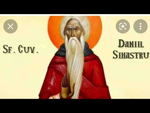 ACATISTUL SFÎNTULUI CUVIOS DANIIL SIHASTRU.