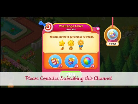 Matchington Mansion Level 835 - Challange Level / iOS/ Android