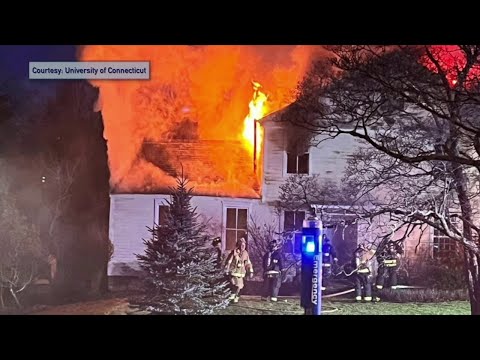 CT A Fire Severely Damages University Of Connecticut’s Oldest Building