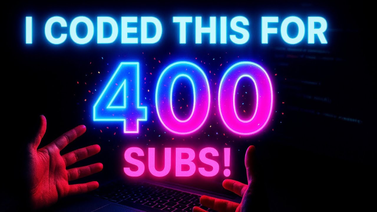 I Coded a Thank You for Every Single Subscriber | ONLY HTML CSS & JAVASCRIPT 