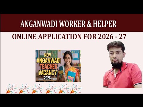 Anganwadi workers or helper recruitment 2026-27