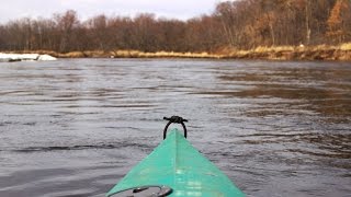 preview picture of video 'Chippewa River Paddle Trip, March 2015, 33 miles by kayak'