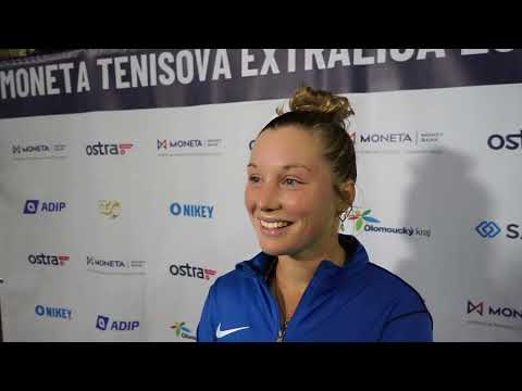 Anna Sisková po prohře s Viktórií Kužmovou (SVK) | MONETA Tenisová extraliga