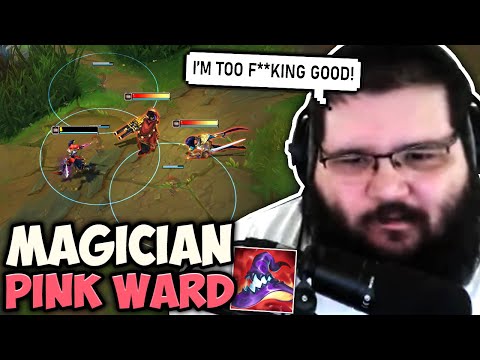 PINK WARD IS A LEGIT MAGICIAN WITH SHACO!! (YOU CAN'T KILL HIM)