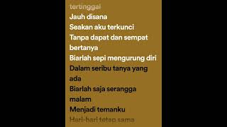 Download lagu Story WA Biarlah Sepi - Sahara mp3 Download lagu Story WA Biarlah Sepi - Sahara mp3