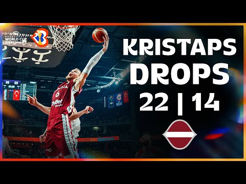 Kristaps PORZINGIS 🇱🇻 | 22 PTS | 14 REB | Full Highlights #FIBAWC 2023 Qualifiers