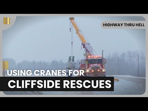 Crane Saves Trailer - Highway Thru Hell - S03 E08 - Reality Drama