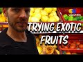 Trying exotic Colombian fruits in La Perseverancia Market Bogota – Traveling Colombia