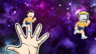 Doraemon Finger Family In Space | Nursery Rhymes For Children