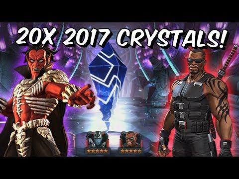 20x Grandmaster Featured 5 Star 2017 Champions Crystal Opening - Marvel Contest Of Champions