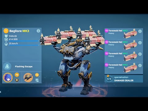 [WR] 17.4 Million Damage Bagliore Hel | War Robots Gameplay