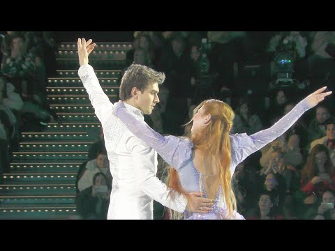 The ball is the place where this couple first met. Alexandra Trusova and Makar Ignatov