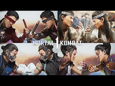 MK1 Characters meet their Clones Intro-Dialogues