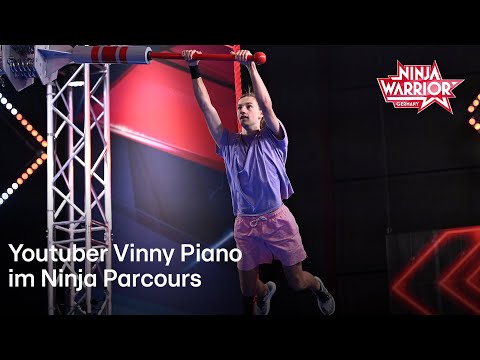 YouTuber Vinny Piano im Ninja Warrior Germany Parcours | Ninja Warrior Germany 2021