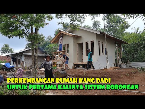 Perkembangan Pembangunan Rumah Kang Dadi. Pekerjanya Spek Dewa..Cepat Dan Rapi...