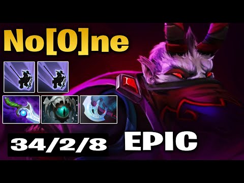 EPIC 34 KILLS NoOne Riki Safelane w/Topson [Void Spirit] | Dota 2 7.24 Top MMR Play