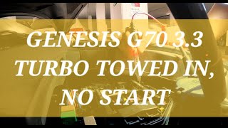 G70 no start, starting diagnosis