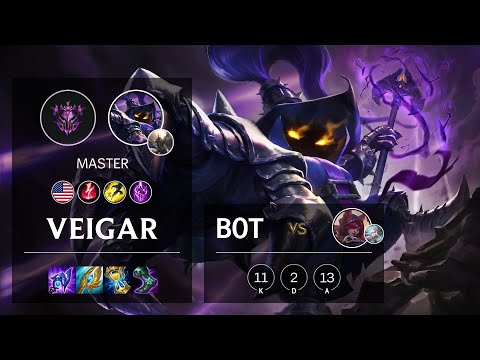 Veigar Bot vs Xayah - NA Master Patch 11.1