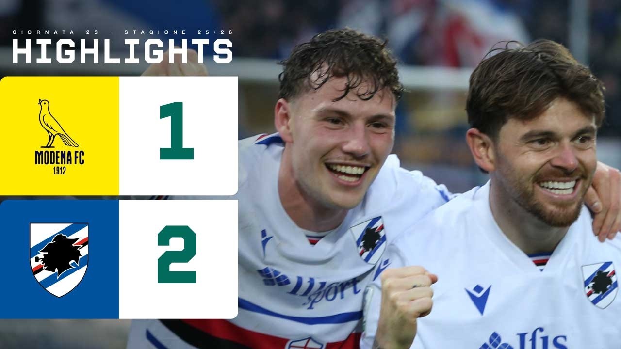 Modena vs Sampdoria Highlights