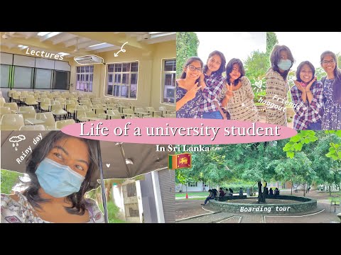 Sri Lankan university student life campus