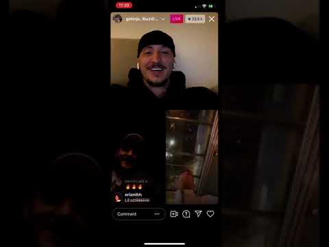 Mozzik Getinjo thyejn rekord shikimesh live instagram ( akrepi rrepit lil uzi freestyle )
