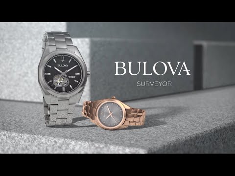 Bulova Watches for Women | Classic - Surveyor | Rose-Gold Bracelet with Gray Dial