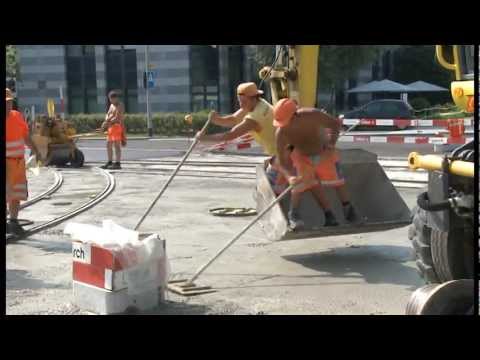 Bahnhof Stettbach im Bau