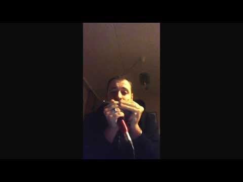 Chromatic harmonica blues in Ab.