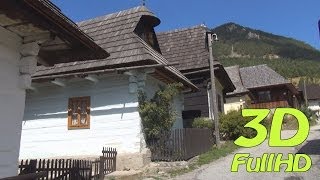 preview picture of video '[3DHD] Walking Tour: Vlkolínec, Slovakia / Pěší výlet: Vlkolínec, Slovensko'