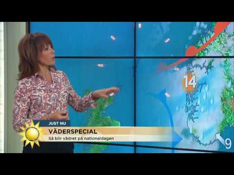 Så blir vädret på nationaldagen! - Nyhetsmorgon (TV4)