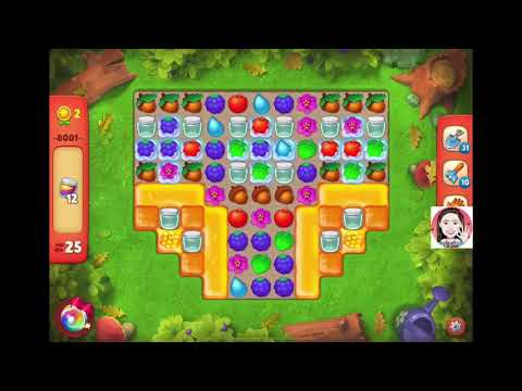 Gardenscapes Level HD 8001  ✅/5 Hard Level (Took 5 attempts)