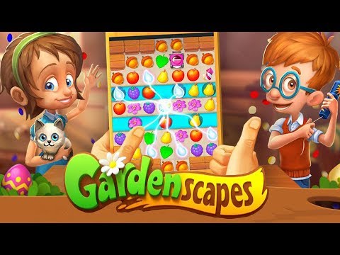 Gardenscapes - Playrix Level 17-18 Walkthrough
