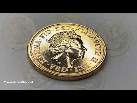 L' Ultima Sterlina Regina Elisabetta 2022 Gold Coins Moneta Oro Last Elizabeth II Soverign Sovrana
