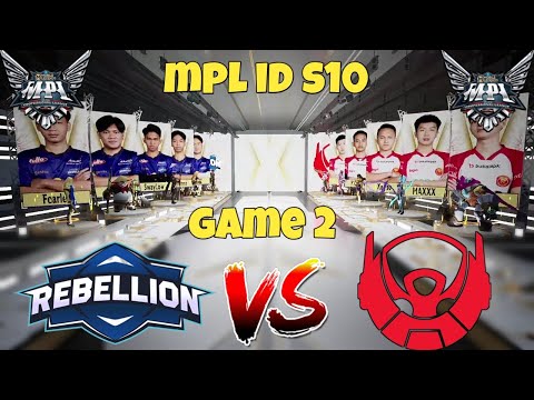 RBL VS BTR [GAME 2] REBELION ZION VS BIGETRON MPL ID S10 | Minggu ke-1
