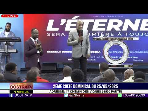 2ÈME CULTE DOMINICAL DU 25/05/2025