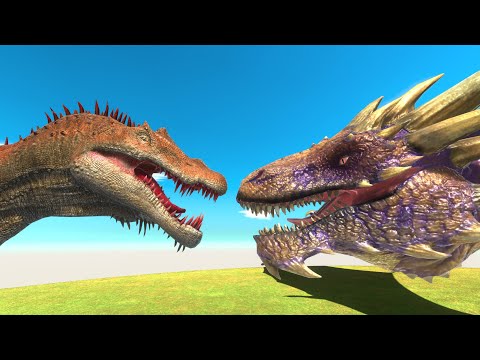 Spinosaurus is Growing VS Ranged Team - Animal Revolt Battle Simulator
