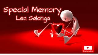 Special Memory - Lea Salonga ( Lyrics )