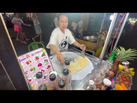 Mango Ice Cream Roll (Teppan Icecream) || Phu Quoc , Vietnam || Street Food @Devshree_Diary