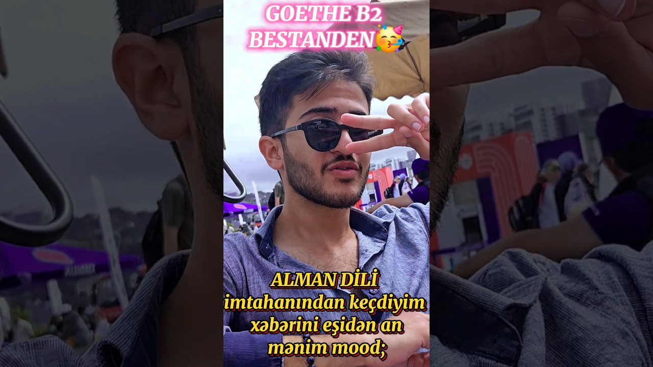 I successfully passed the Goethe B2 exam🥳 #keşfet #fyp #foryou #success #goethezertifikat #shorts