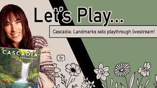 Let's Play... Cascadia: Landmarks! | Solo Sunday Playthrough Livestream!