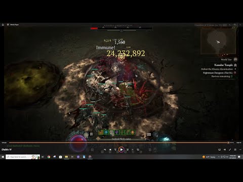Diablo 4 - Necromancer Shadow Minions lvl 100 | Solo Tier 81 | 12 sec Boss
