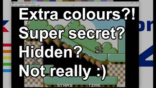C64 Memories - Extra secret hidden colours?
