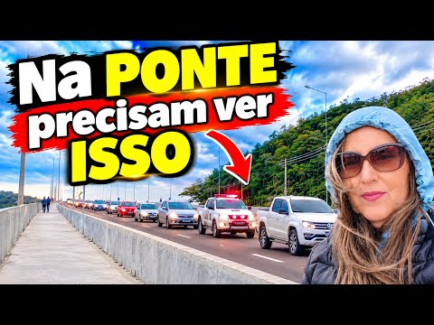 Litoral LOTADO! Veja o movimento na Ponte de Guaratuba agora