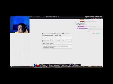 Konvy takes a test to prove he is straight