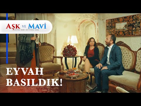 Servet ve Seyfi alem yaparken Birgül'e yakalandı! - Aşk ve Mavi 45. Bölüm