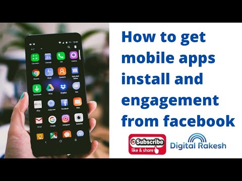 How to get mobile apps install and engagement from facebook