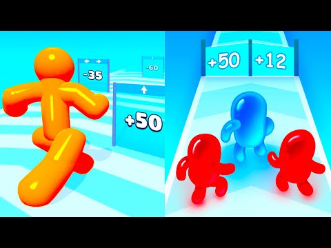 Tall Man Run Vs Join Blob Clash 💘💪💝 Hard Levels Challenge Walkthrough Gameplay Gh2468